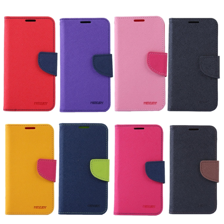 Color Matching Cross Texture Horizontal Flip Leather Case with Holder & Card Slots & Wallet for Galaxy J3 / J3109