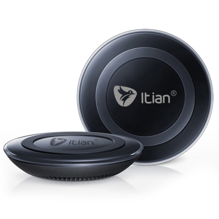 Itian A5 Qi Standard Circular Wireless Charger  for iPhone 8 / 8 Plus / X &  Galaxy S6 / S6 edge+ / Note 5 / Nokia / LG / iPhone / HTC and Other Mobile Phone