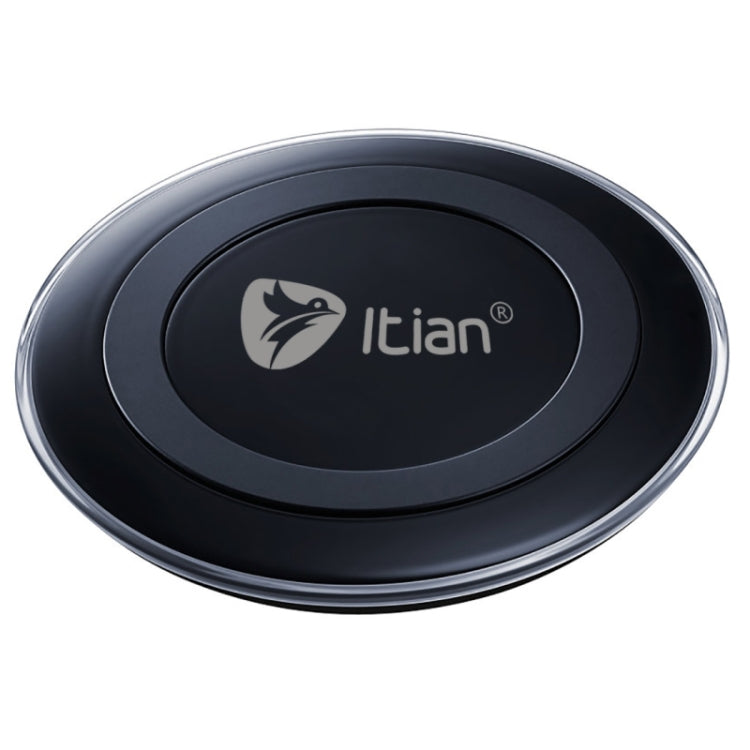 Itian A5 Qi Standard Circular Wireless Charger  for iPhone 8 / 8 Plus / X &  Galaxy S6 / S6 edge+ / Note 5 / Nokia / LG / iPhone / HTC and Other Mobile Phone