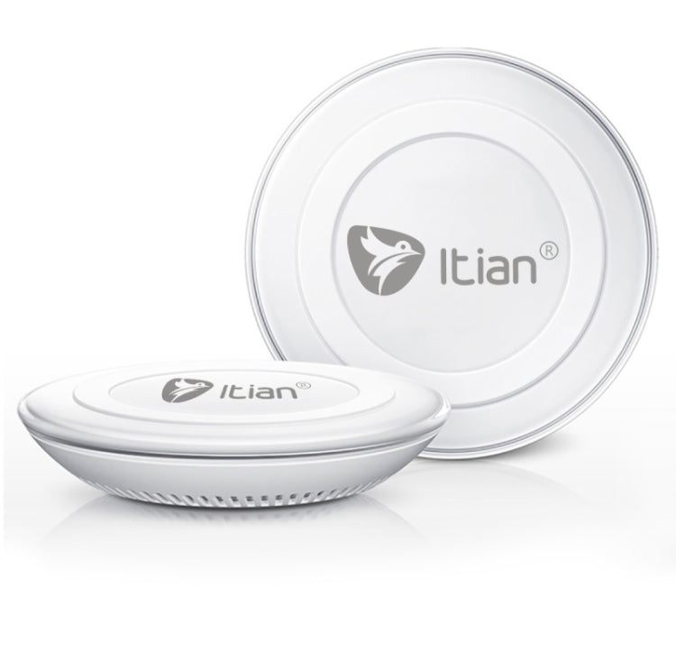 Itian A5 Qi Standard Circular Wireless Charger  for iPhone 8 / 8 Plus / X &  Galaxy S6 / S6 edge+ / Note 5 / Nokia / LG / iPhone / HTC and Other Mobile Phone