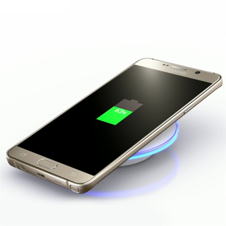 Itian A5 Qi Standard Circular Wireless Charger  for iPhone 8 / 8 Plus / X &  Galaxy S6 / S6 edge+ / Note 5 / Nokia / LG / iPhone / HTC and Other Mobile Phone