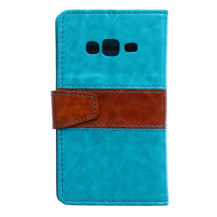 Crazy Horse Texture Horizontal Flip Color Matching Leather Case with Card Slots & Wallet & Holder for Samsung Z1 / Z130