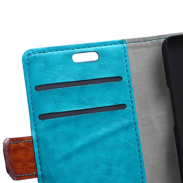 Crazy Horse Texture Horizontal Flip Color Matching Leather Case with Card Slots & Wallet & Holder for Samsung Z1 / Z130