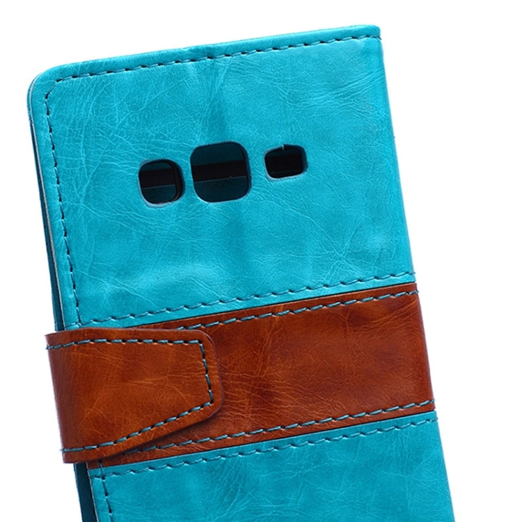 Crazy Horse Texture Horizontal Flip Color Matching Leather Case with Card Slots & Wallet & Holder for Samsung Z1 / Z130