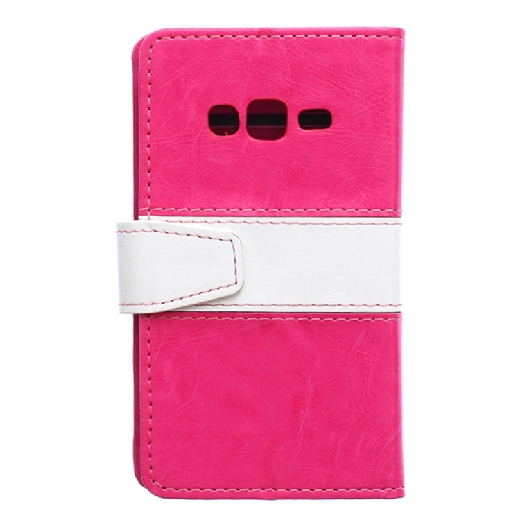 Crazy Horse Texture Horizontal Flip Color Matching Leather Case with Card Slots & Wallet & Holder for Samsung Z1 / Z130