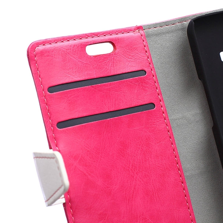 Crazy Horse Texture Horizontal Flip Color Matching Leather Case with Card Slots & Wallet & Holder for Samsung Z1 / Z130