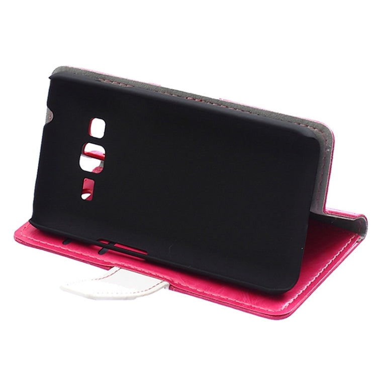 Crazy Horse Texture Horizontal Flip Color Matching Leather Case with Card Slots & Wallet & Holder for Samsung Z1 / Z130