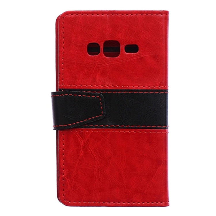 Crazy Horse Texture Horizontal Flip Color Matching Leather Case with Card Slots & Wallet & Holder for Samsung Z1 / Z130