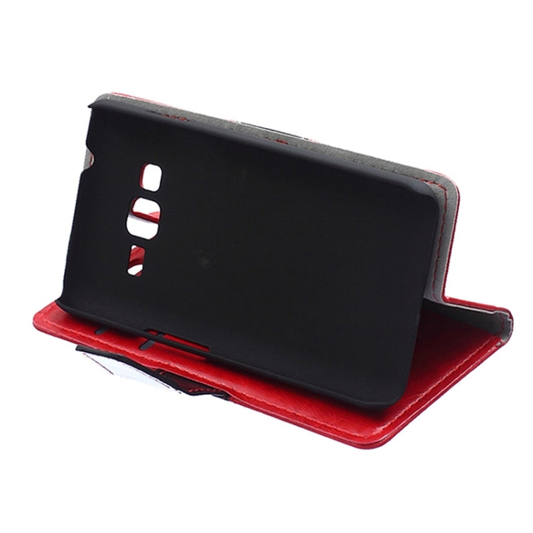 Crazy Horse Texture Horizontal Flip Color Matching Leather Case with Card Slots & Wallet & Holder for Samsung Z1 / Z130