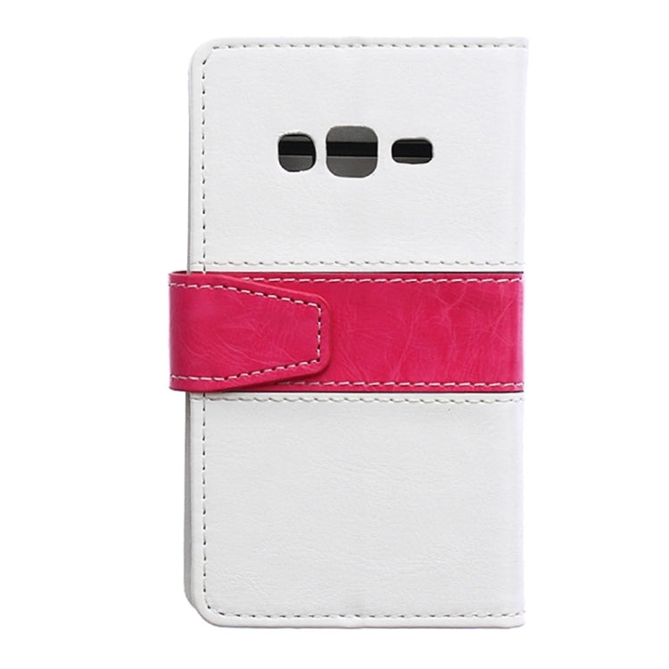 Crazy Horse Texture Horizontal Flip Color Matching Leather Case with Card Slots & Wallet & Holder for Samsung Z1 / Z130