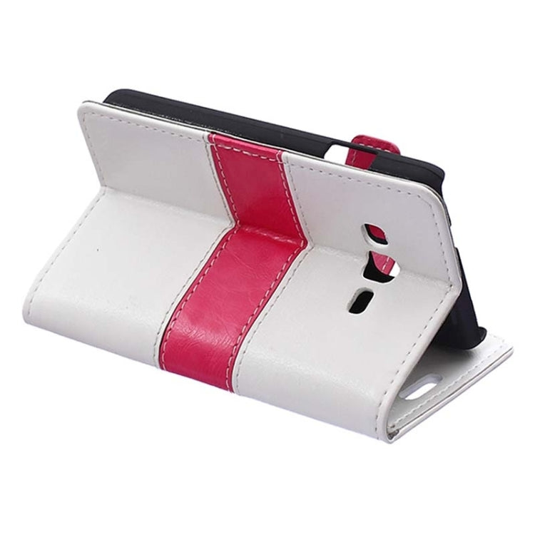 Crazy Horse Texture Horizontal Flip Color Matching Leather Case with Card Slots & Wallet & Holder for Samsung Z1 / Z130