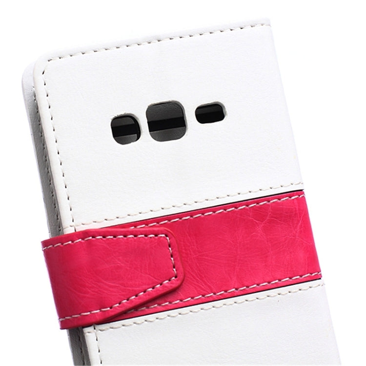 Crazy Horse Texture Horizontal Flip Color Matching Leather Case with Card Slots & Wallet & Holder for Samsung Z1 / Z130