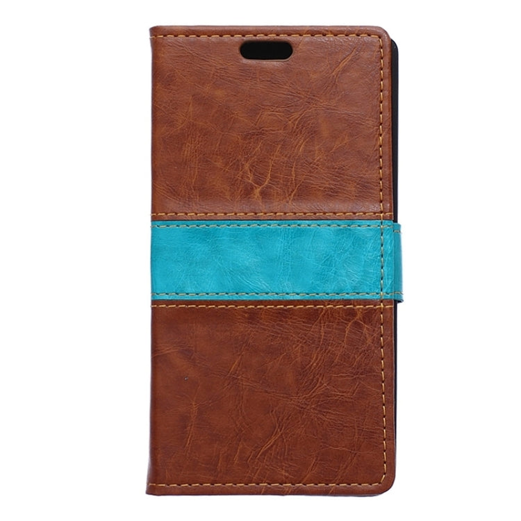 Crazy Horse Texture Horizontal Flip Color Matching Leather Case with Card Slots & Wallet & Holder for Samsung Z1 / Z130