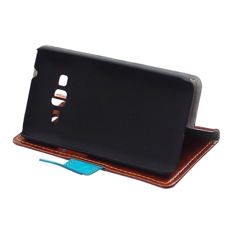 Crazy Horse Texture Horizontal Flip Color Matching Leather Case with Card Slots & Wallet & Holder for Samsung Z1 / Z130