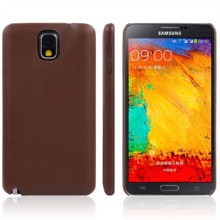 Ultrathin PU Leather Back Cover Protective Case for Galaxy Note III / N9000