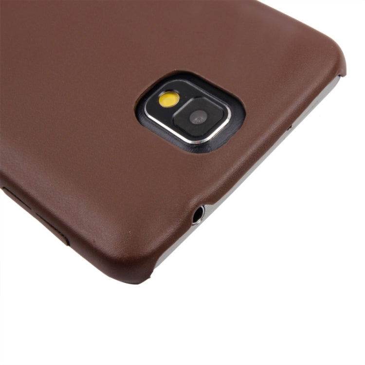 Ultrathin PU Leather Back Cover Protective Case for Galaxy Note III / N9000