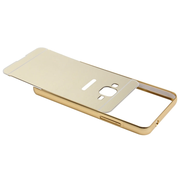 Fashionable Electroplating Push Pull Back Shell Cover + Metal Bumper Frame for Galaxy Grand Prime / G530