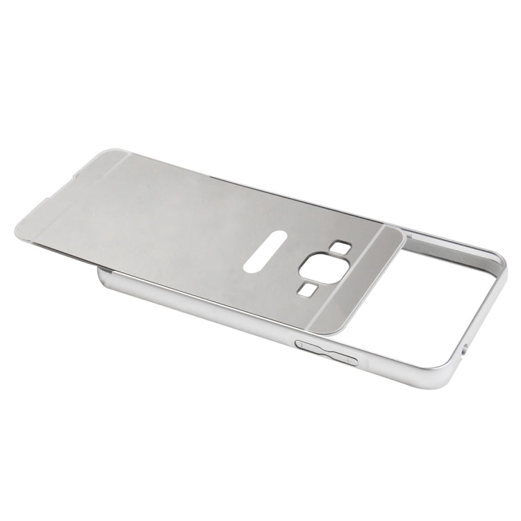 Fashionable Electroplating Push Pull Back Shell Cover + Metal Bumper Frame for Galaxy Grand Prime / G530