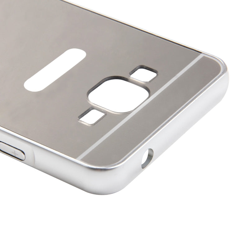 Fashionable Electroplating Push Pull Back Shell Cover + Metal Bumper Frame for Galaxy Grand Prime / G530