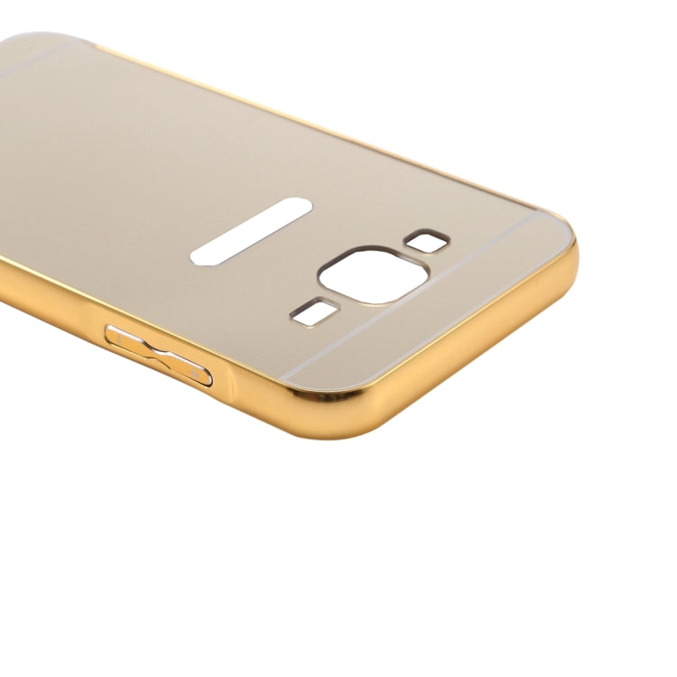 Fashionable Electroplating Push Pull Back Shell Cover + Metal Bumper Frame for Galaxy Grand 2 / G7106