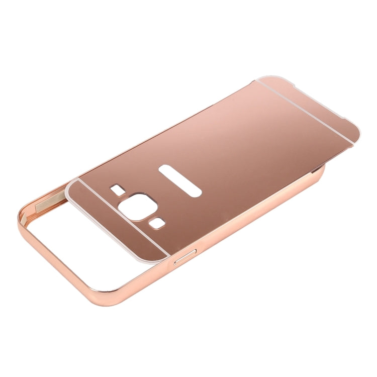 Fashionable Electroplating Push Pull Back Shell Cover + Metal Bumper Frame for Galaxy Mega 5.8 / i9152