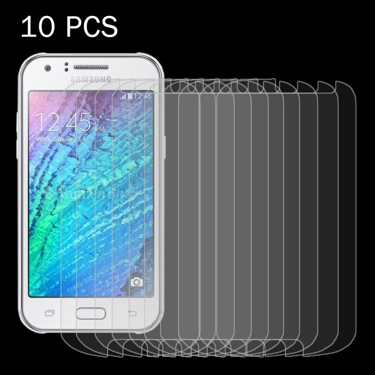 10 PCS for Galaxy J1 Ace / J110 0.26mm 9H Surface Hardness 2.5D Explosion-proof Tempered Glass Screen Film