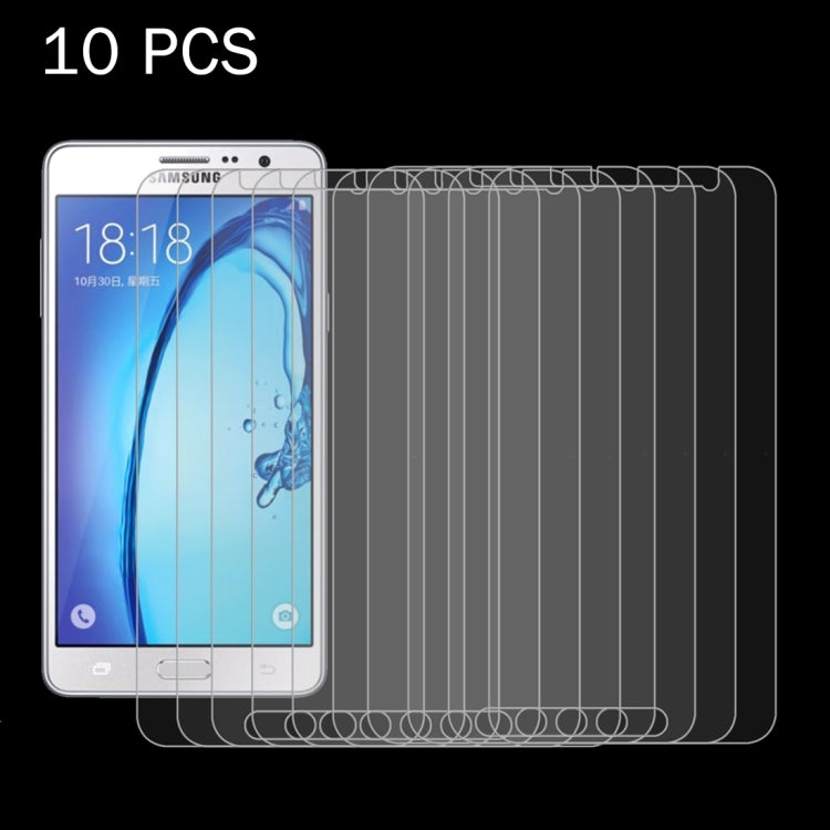 10 PCS for Galaxy On5 / G550 0.26mm 9H Surface Hardness 2.5D Explosion-proof Tempered Glass Screen Film