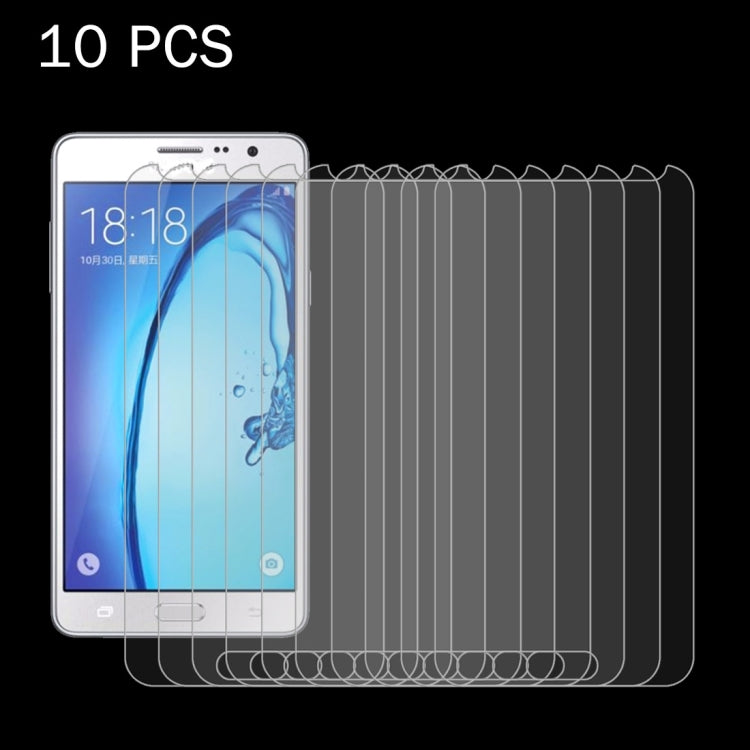 10 PCS for Galaxy On7 / G600 0.26mm 9H Surface Hardness 2.5D Explosion-proof Tempered Glass Screen Film