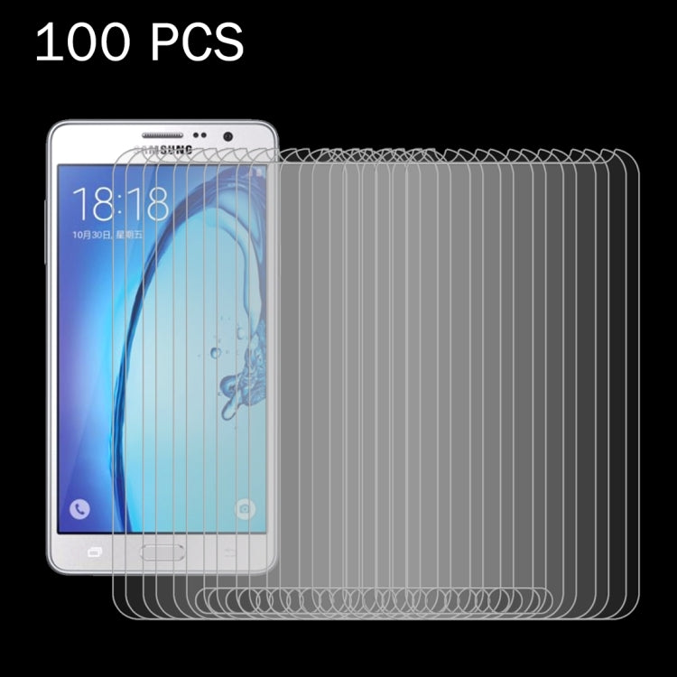 100 PCS for Galaxy On7 / G600 0.26mm 9H Surface Hardness 2.5D Explosion-proof Tempered Glass Screen Film