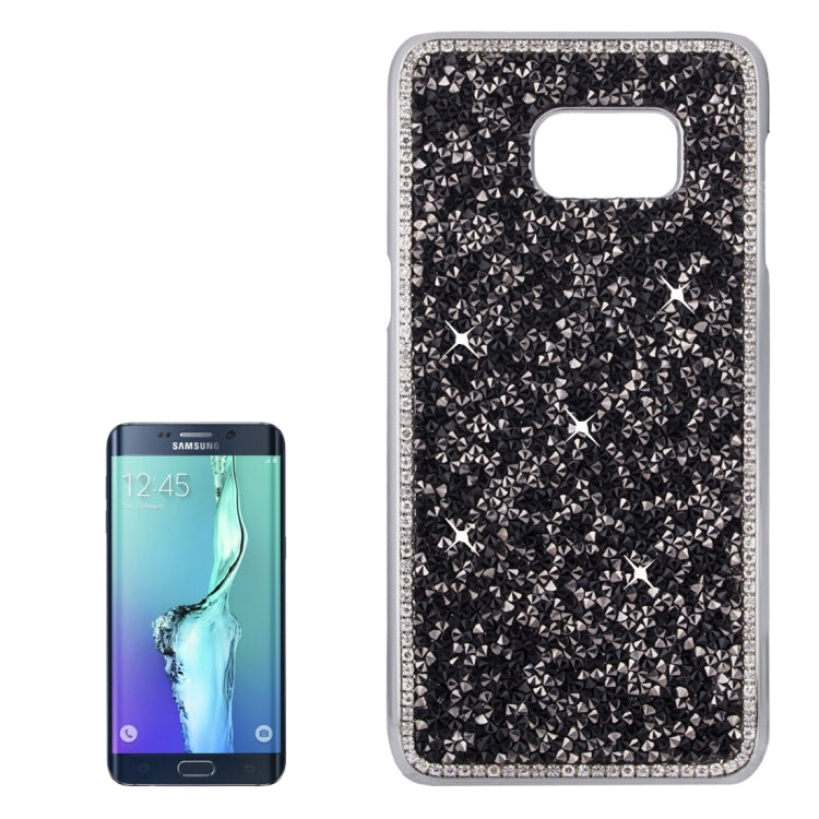 For Galaxy S6 Edge+ / G928 Fashionable Electroplating Diamond Encrusted Hard Case