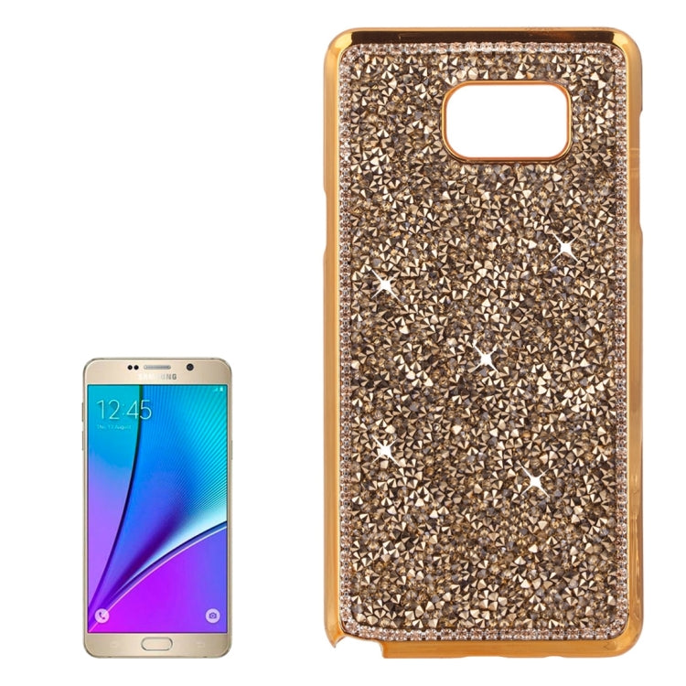 For Galaxy Note 5 / N920 Fashionable Electroplating Diamond Encrusted Hard Case