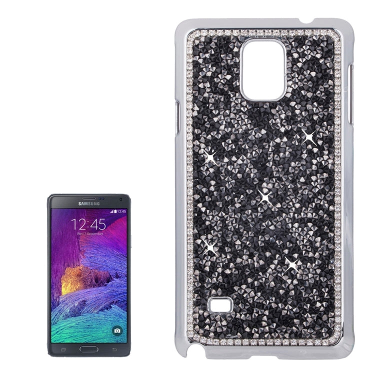 Fashionable Electroplating Diamond Encrusted Hard Case for Galaxy Note 4 / N910