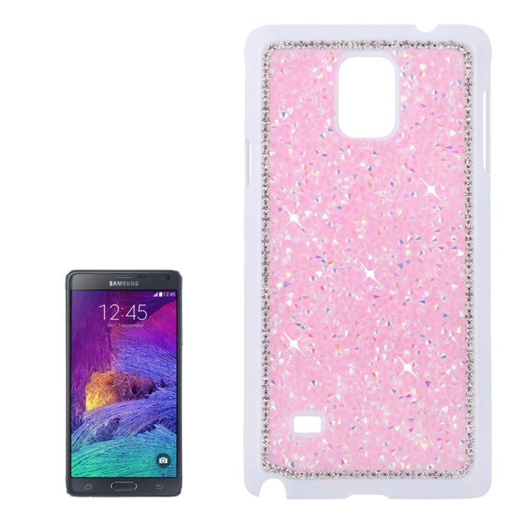 Fashionable Electroplating Diamond Encrusted Hard Case for Galaxy Note 4 / N910