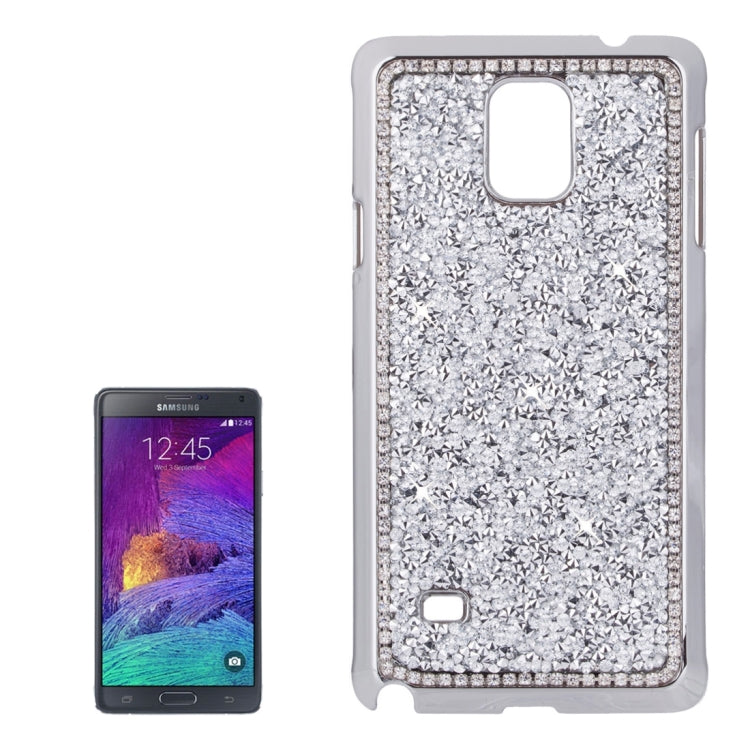 Fashionable Electroplating Diamond Encrusted Hard Case for Galaxy Note 4 / N910