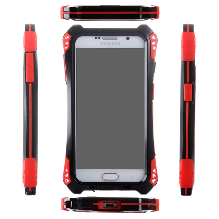 For Galaxy Note 5 / N920 Professional and Powerful Dustproof Shatter-resistant Shockproof Tiny Waist Transformers Style Carbon Fibre Metal Protective Case with Tempered Glass Front Film Cover