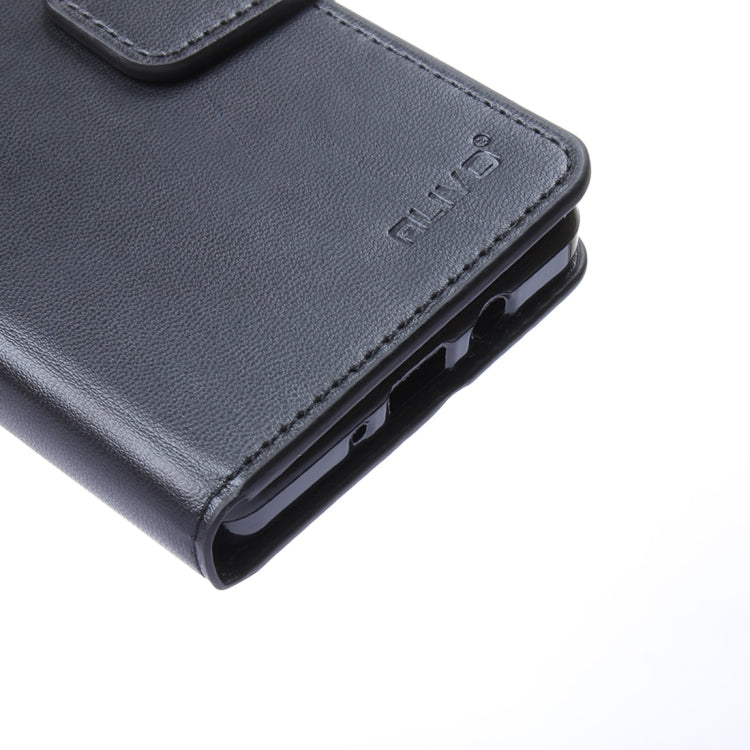 For Galaxy A7 / A700 ALIVO Horizontal Flip Solid Color Oil Edge Leather Case with Card Slots & Holder & Wallet