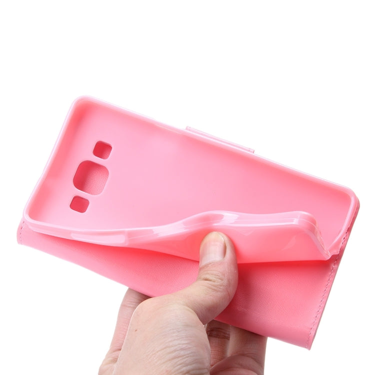 For Galaxy A7 / A700 ALIVO Horizontal Flip Solid Color Oil Edge Leather Case with Card Slots & Holder & Wallet
