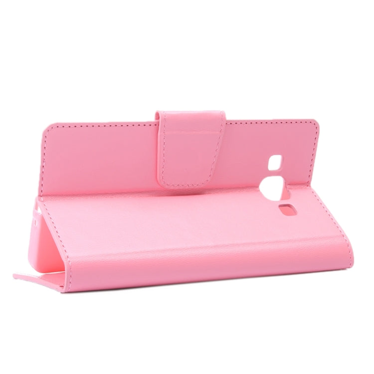 For Galaxy A7 / A700 ALIVO Horizontal Flip Solid Color Oil Edge Leather Case with Card Slots & Holder & Wallet