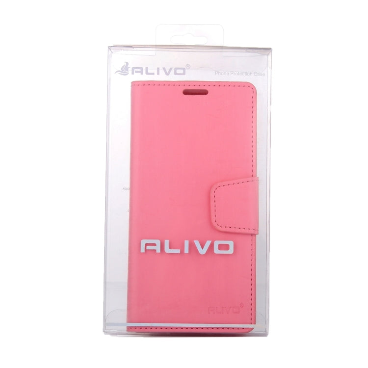 For Galaxy A7 / A700 ALIVO Horizontal Flip Solid Color Oil Edge Leather Case with Card Slots & Holder & Wallet