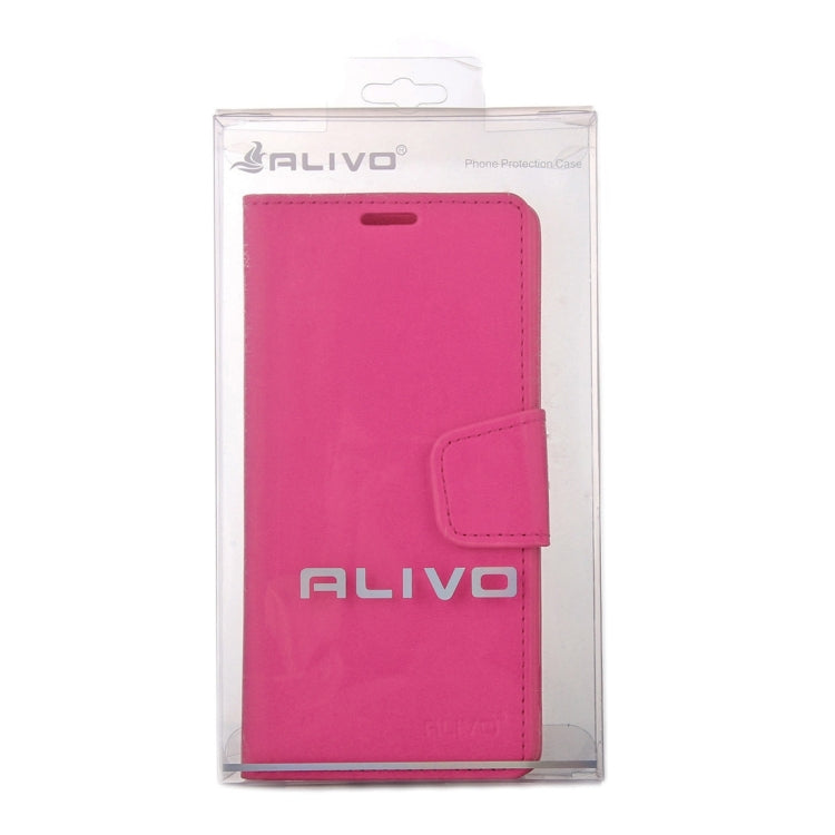 For Galaxy A7 / A700 ALIVO Horizontal Flip Solid Color Oil Edge Leather Case with Card Slots & Holder & Wallet