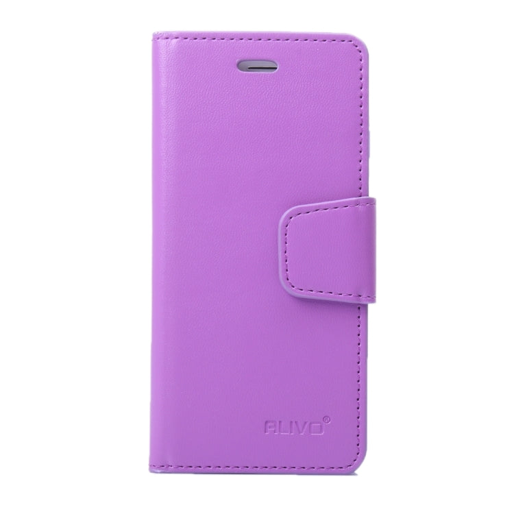 For Galaxy A7 / A700 ALIVO Horizontal Flip Solid Color Oil Edge Leather Case with Card Slots & Holder & Wallet