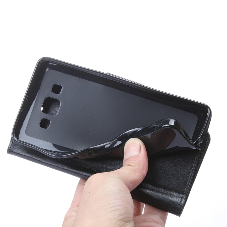For Galaxy A8 / A800 ALIVO Horizontal Flip Solid Color Oil Edge Leather Case with Card Slots & Holder & Wallet