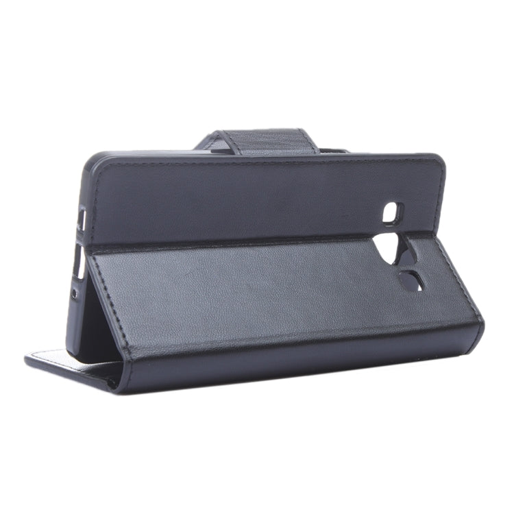 For Galaxy A8 / A800 ALIVO Horizontal Flip Solid Color Oil Edge Leather Case with Card Slots & Holder & Wallet