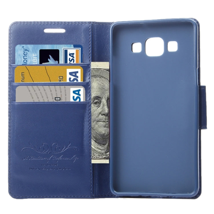 For Galaxy A8 / A800 ALIVO Horizontal Flip Solid Color Oil Edge Leather Case with Card Slots & Holder & Wallet