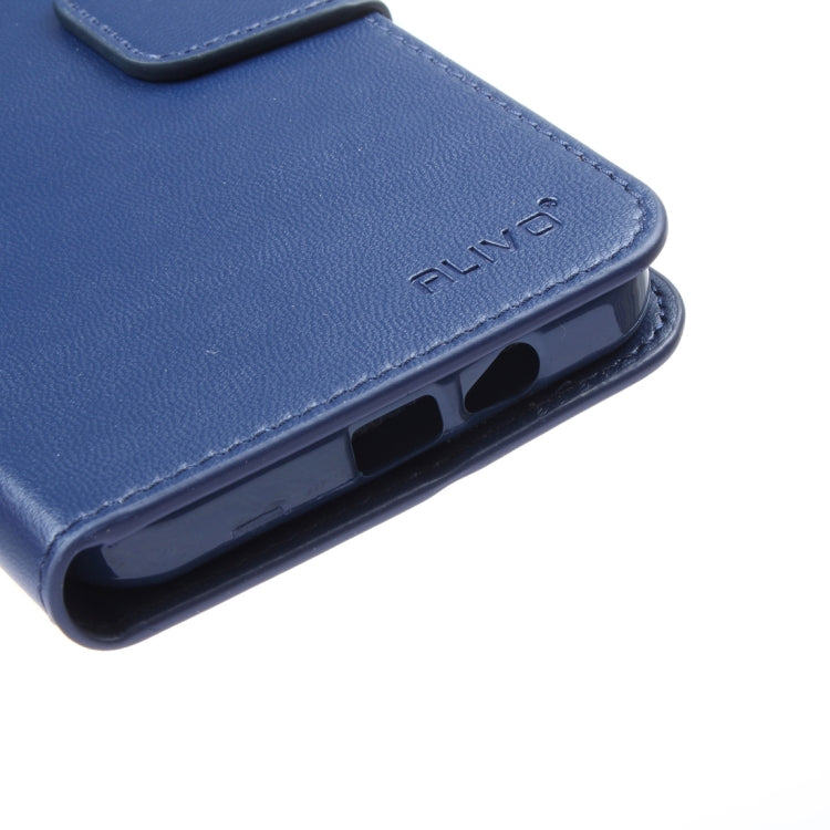 For Galaxy A8 / A800 ALIVO Horizontal Flip Solid Color Oil Edge Leather Case with Card Slots & Holder & Wallet