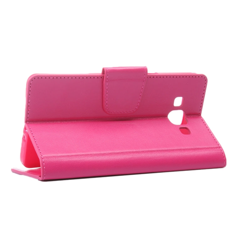For Galaxy A8 / A800 ALIVO Horizontal Flip Solid Color Oil Edge Leather Case with Card Slots & Holder & Wallet