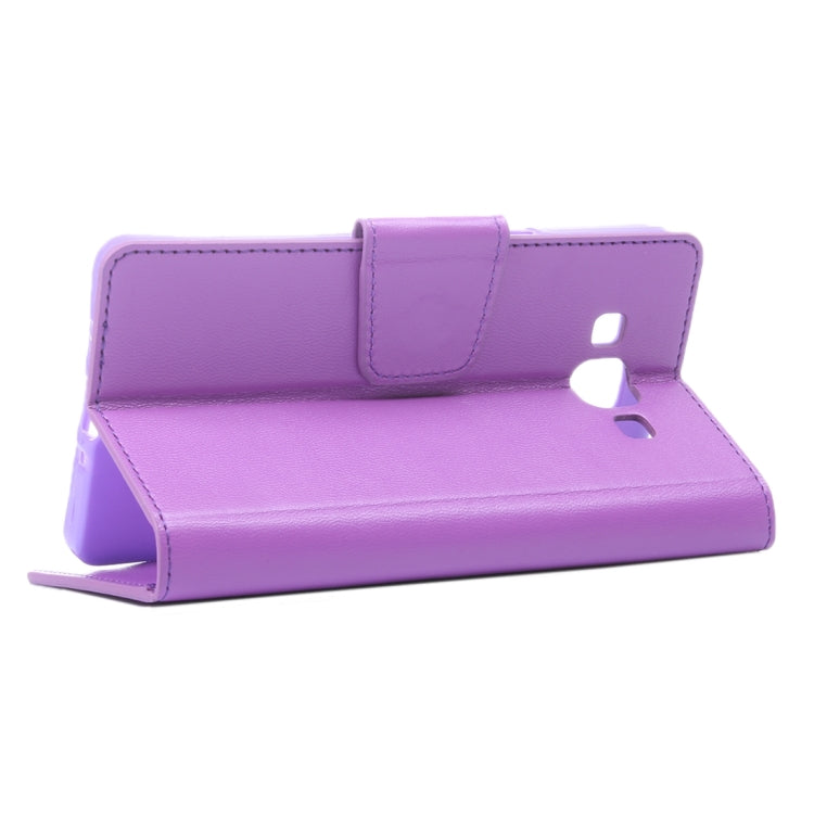 For Galaxy A8 / A800 ALIVO Horizontal Flip Solid Color Oil Edge Leather Case with Card Slots & Holder & Wallet