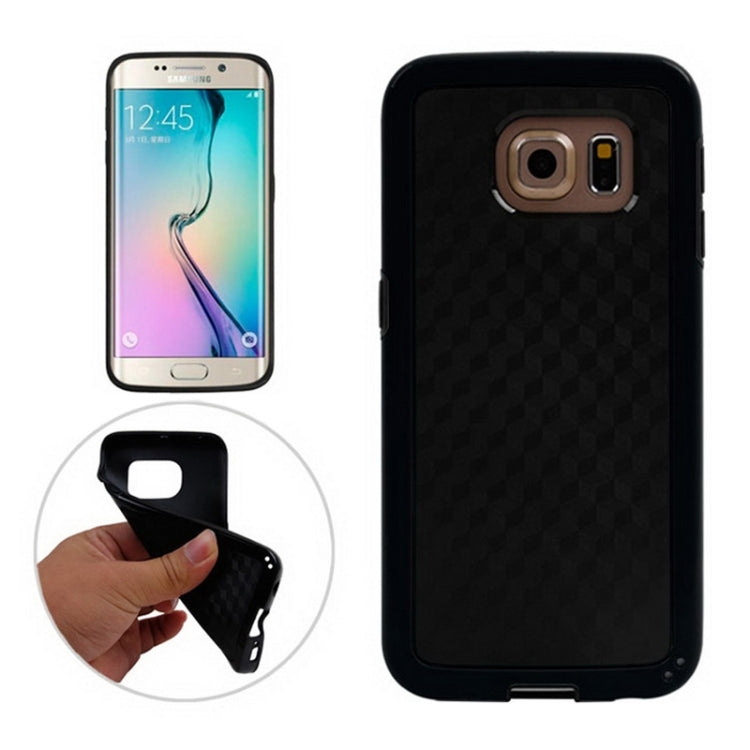 For Galaxy S6 Edge / G925 Honeycomb Texture TPU Protective Case