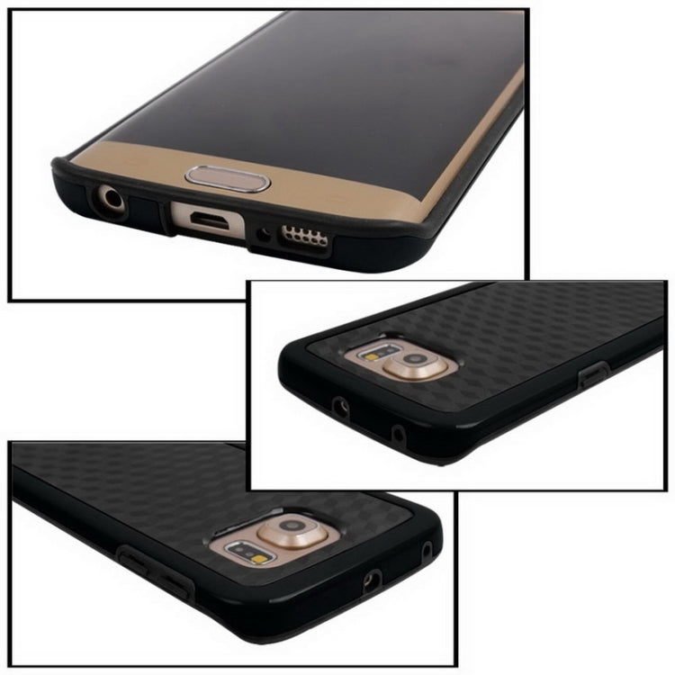 For Galaxy S6 Edge / G925 Honeycomb Texture TPU Protective Case