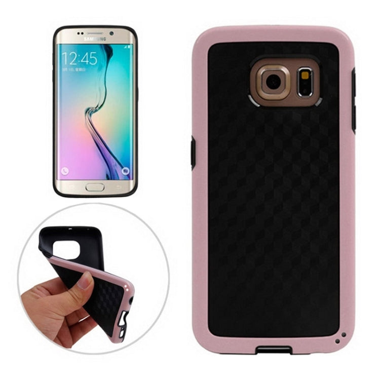 For Galaxy S6 Edge / G925 Honeycomb Texture TPU Protective Case